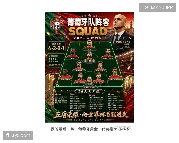 2026世界杯葡萄牙队赛程前瞻 C罗最后一舞能否圆梦美加墨
